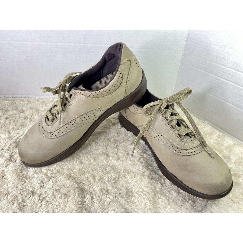 SAS Shoes Light Brown Suede Womens Sz 10.5‎ Comfort Original Inserts Nice S1